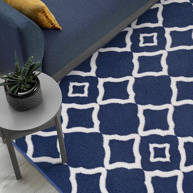 Modern Moroccan Memory Foam Big Dorm Carpet | Egoodhome™