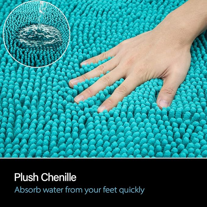 Washable Non Slip Bath Rugs for Bathroom Shower | Egoodhome™