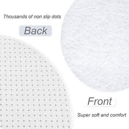 Fluffy Shaggy Area Rugs for Bedroom Bedside | Egoodhome™