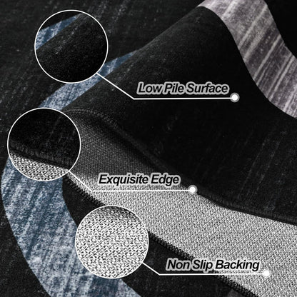 Abstract Big High Traffic Modern Rugs | Egoodhome™