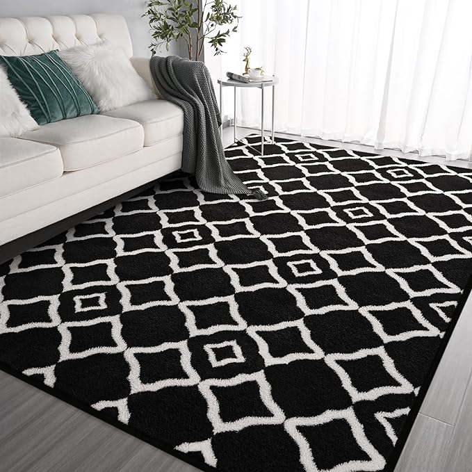 Modern Moroccan Memory Foam Big Dorm Carpet | Egoodhome™