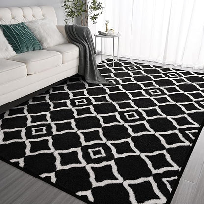 Modern Moroccan Memory Foam Big Dorm Carpet | Egoodhome™