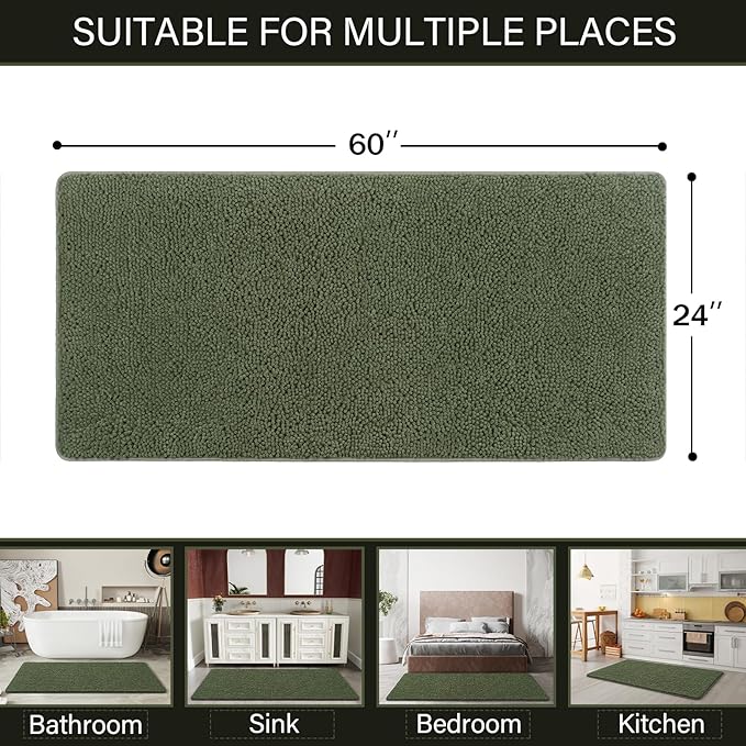 Washable Non Slip Bath Rugs for Bathroom Shower | Egoodhome™