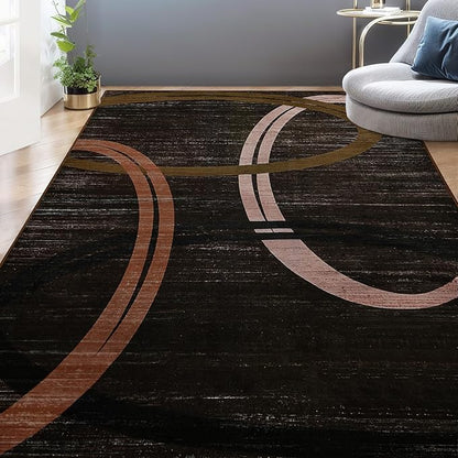 Abstract Big High Traffic Modern Rugs | Egoodhome™