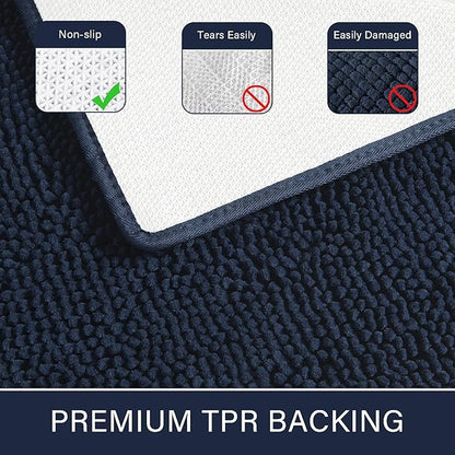 Washable Non Slip Bath Rugs for Bathroom Shower | Egoodhome™