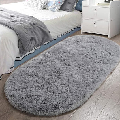 Fluffy Shaggy Area Rugs for Bedroom Bedside | Egoodhome™
