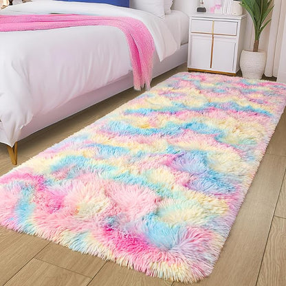 EGOODHOME Large Soft Fluffy  Modern Rug | Egoodhome™