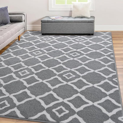 Modern Moroccan Memory Foam Big Dorm Carpet | Egoodhome™