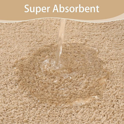 Soft Bath Rug Set 2 Piece Set, U-Shaped Bathroom Rugs | Egoodhome™