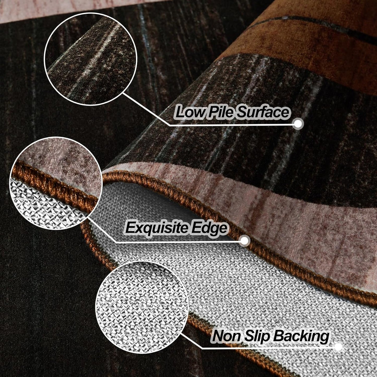 Abstract Big High Traffic Modern Rugs | Egoodhome™