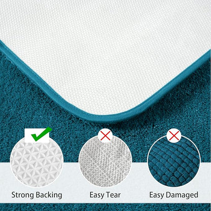 Soft Bath Rug Set 2 Piece Set, U-Shaped Bathroom Rugs | Egoodhome™