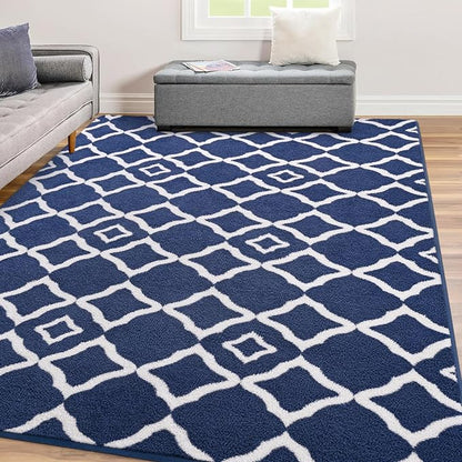 Modern Moroccan Memory Foam Big Dorm Carpet | Egoodhome™