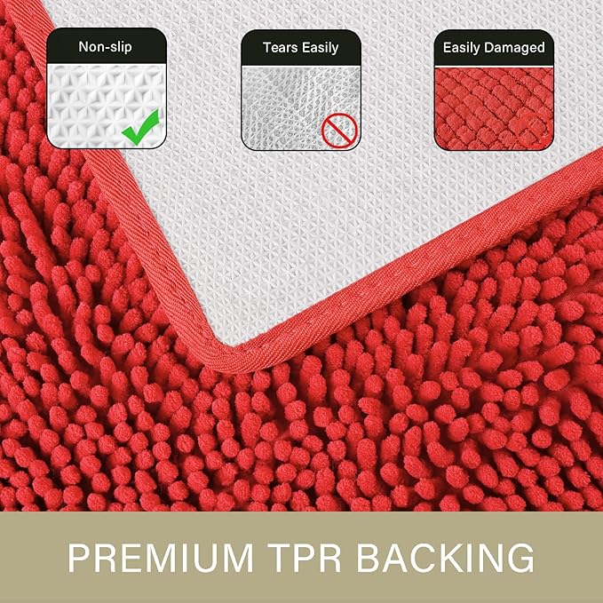 Washable Non Slip Bath Rugs for Bathroom Shower | Egoodhome™