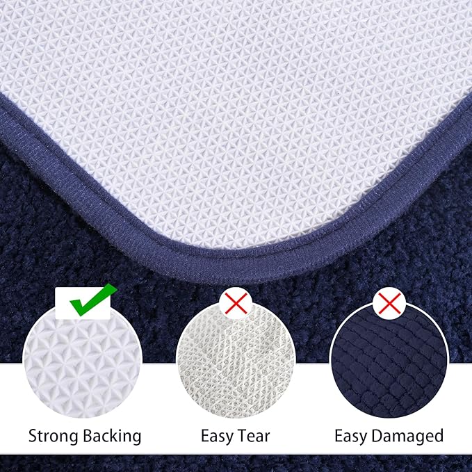 Soft Bath Rug Set 2 Piece Set, U-Shaped Bathroom Rugs | Egoodhome™