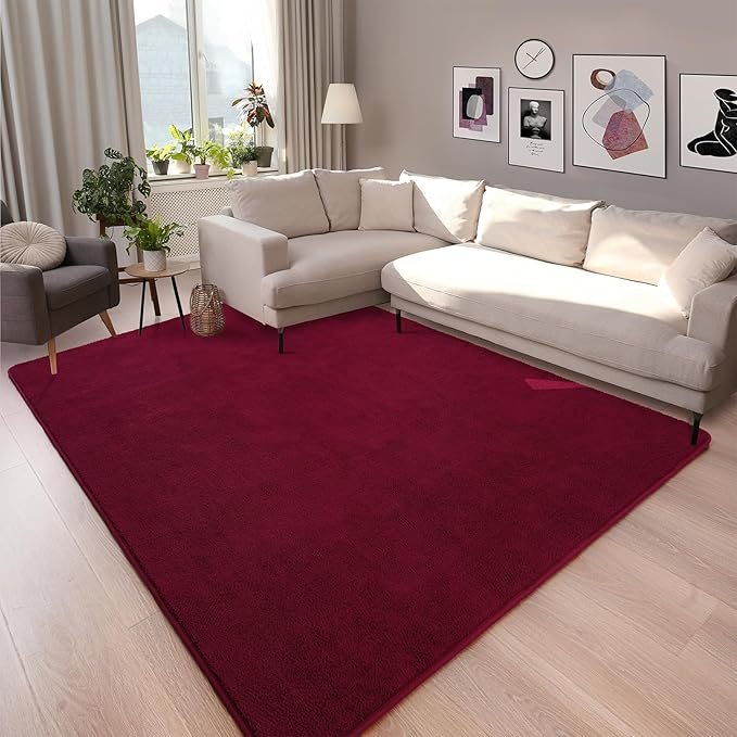 Neutral Throw Soft Memory-Foam Rugs | Egoodhome™