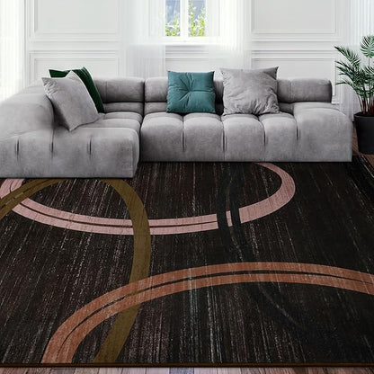 Abstract Big High Traffic Modern Rugs | Egoodhome™