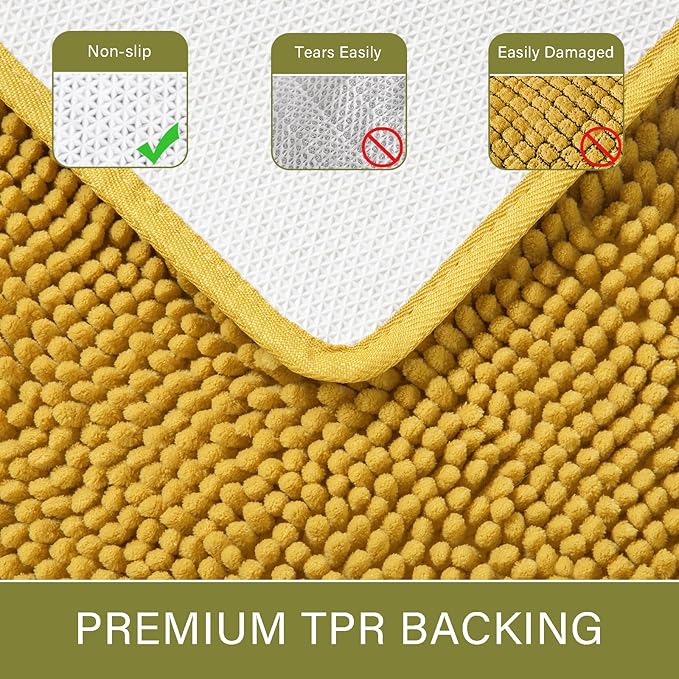 Washable Non Slip Bath Rugs for Bathroom Shower | Egoodhome™