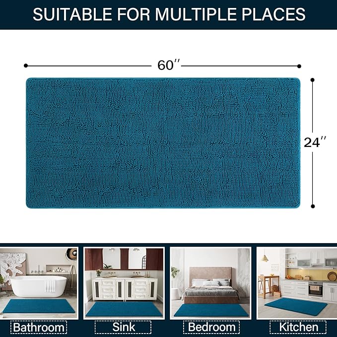 Washable Non Slip Bath Rugs for Bathroom Shower | Egoodhome™