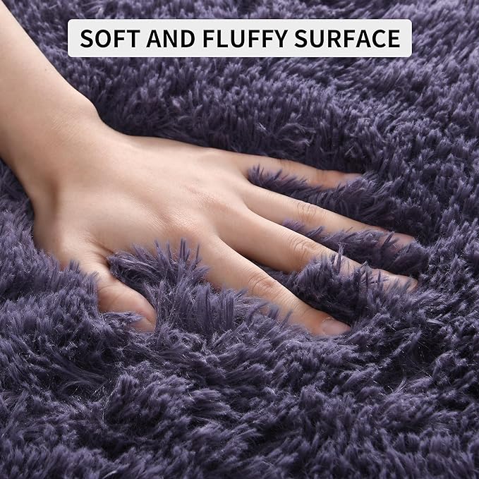 EGOODHOME Large Soft Fluffy  Modern Rug | Egoodhome™