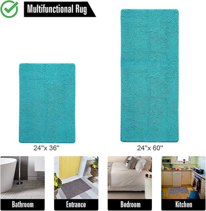 Washable Non Slip Bath Rugs for Bathroom Shower | Egoodhome™