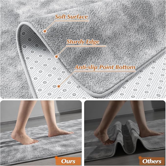 Large Super Soft Indoor Thickende Memory -Foam Rugs | Egoodhome™