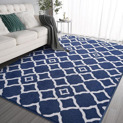 Modern Moroccan Memory Foam Big Dorm Carpet | Egoodhome™