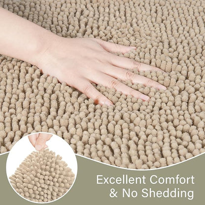 Soft Non Slip Bath Bathroom Rug Set | Egoodhome™