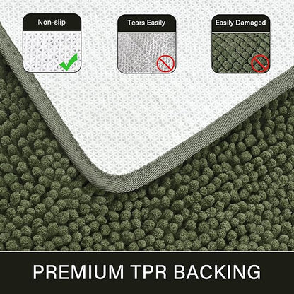 Washable Non Slip Bath Rugs for Bathroom Shower | Egoodhome™