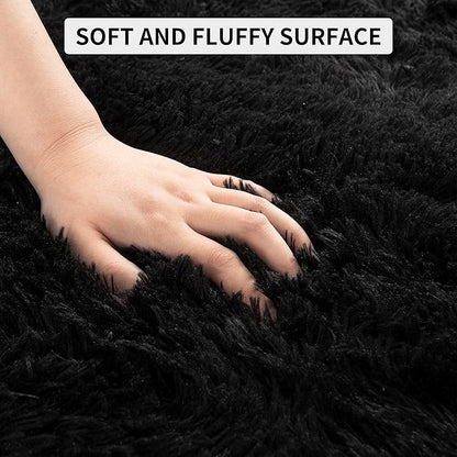 EGOODHOME Large Soft Fluffy  Modern Rug | Egoodhome™