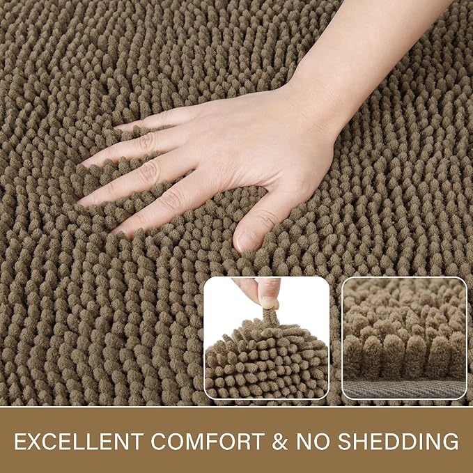 Washable Non Slip Bath Rugs for Bathroom Shower | Egoodhome™