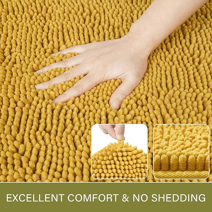 Washable Non Slip Bath Rugs for Bathroom Shower | Egoodhome™