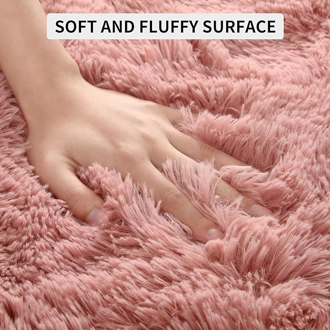 EGOODHOME Large Soft Fluffy  Modern Rug | Egoodhome™