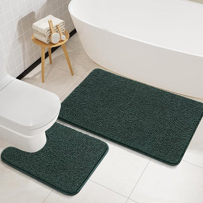 Soft Non Slip Bath Bathroom Rug Set | Egoodhome™