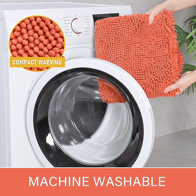 Washable Non Slip Bath Rugs for Bathroom Shower | Egoodhome™