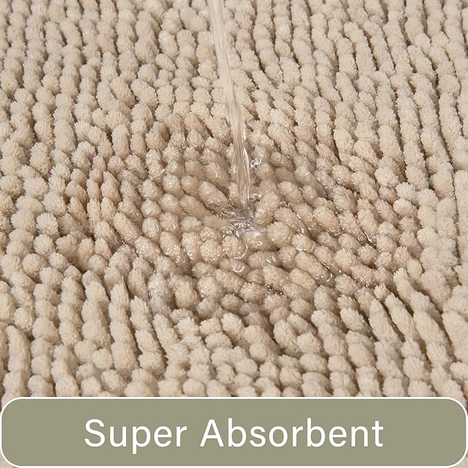 Soft Non Slip Bath Bathroom Rug Set | Egoodhome™