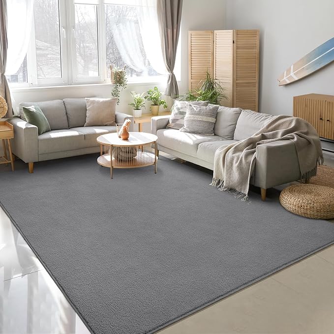 Neutral Throw Soft Memory-Foam Rugs | Egoodhome™