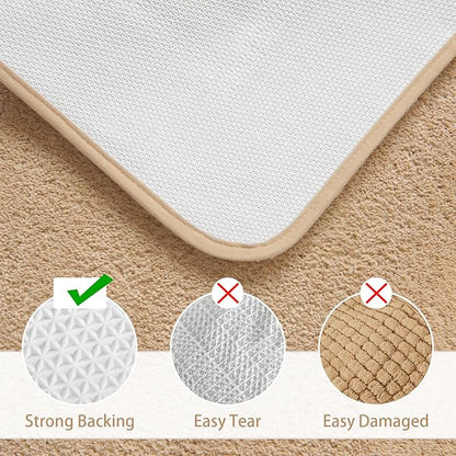 Soft Bath Rug Set 2 Piece Set, U-Shaped Bathroom Rugs | Egoodhome™