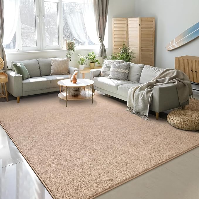 Neutral Throw Soft Memory-Foam Rugs | Egoodhome™