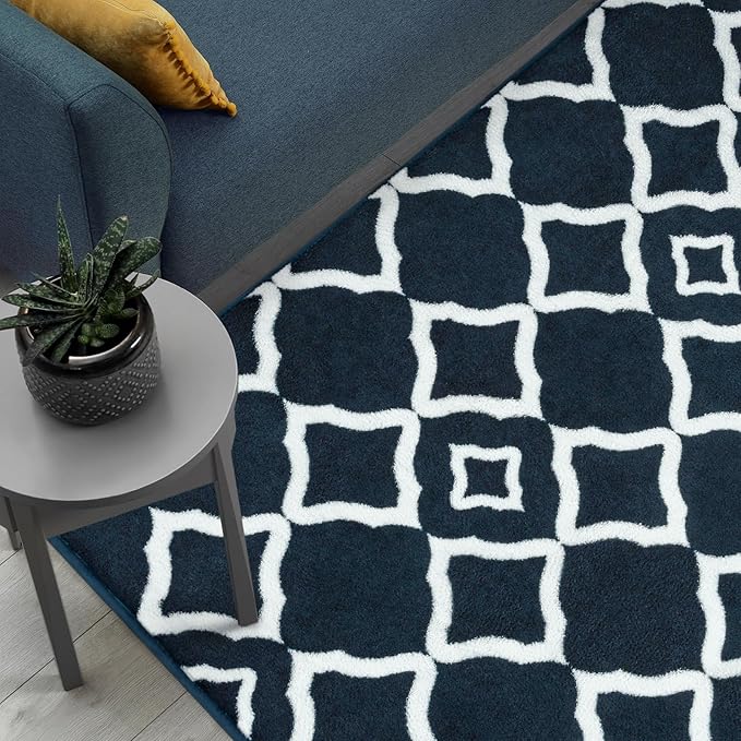 Modern Moroccan Memory Foam Big Dorm Carpet | Egoodhome™