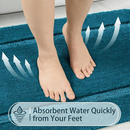 Soft Bath Rug Set 2 Piece Set, U-Shaped Bathroom Rugs | Egoodhome™