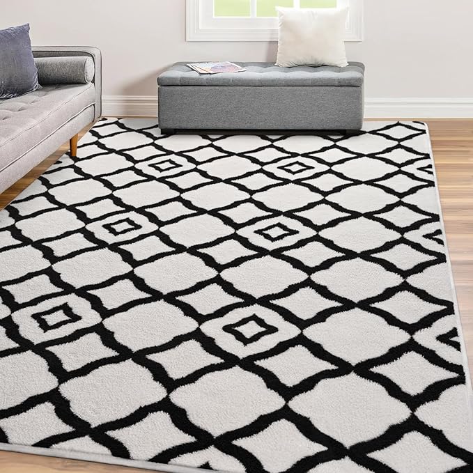 Modern Moroccan Memory Foam Big Dorm Carpet | Egoodhome™