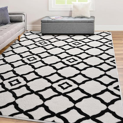 Modern Moroccan Memory Foam Big Dorm Carpet | Egoodhome™
