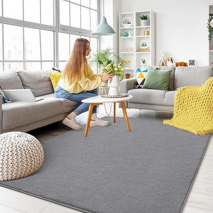 Neutral Throw Soft Memory-Foam Rugs | Egoodhome™