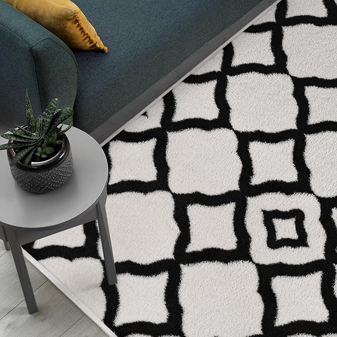 Modern Moroccan Memory Foam Big Dorm Carpet | Egoodhome™