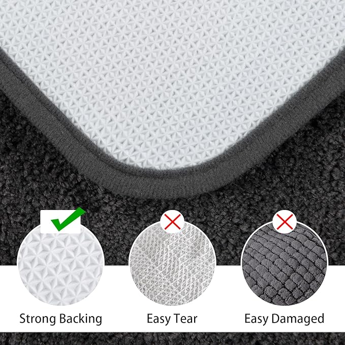 Soft Bath Rug Set 2 Piece Set, U-Shaped Bathroom Rugs | Egoodhome™