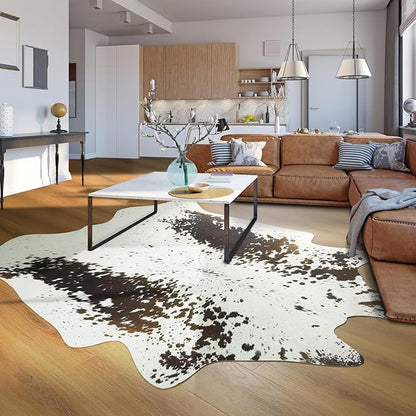 Premium Cowhide Style, Faux Animal Hide Rug | Egoodhome™