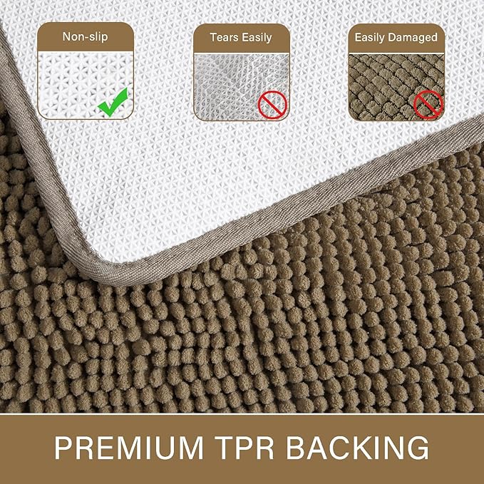 Washable Non Slip Bath Rugs for Bathroom Shower | Egoodhome™