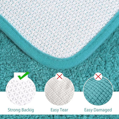 Soft Bath Rug Set 2 Piece Set, U-Shaped Bathroom Rugs | Egoodhome™