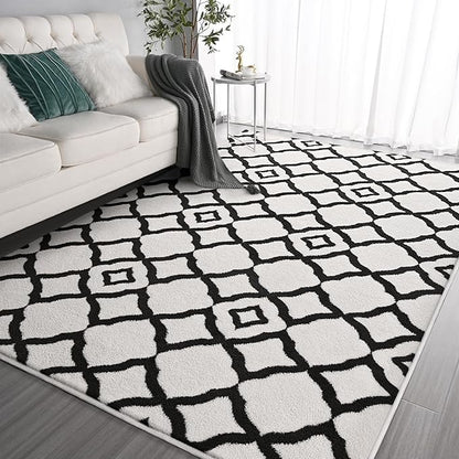 Modern Moroccan Memory Foam Big Dorm Carpet | Egoodhome™