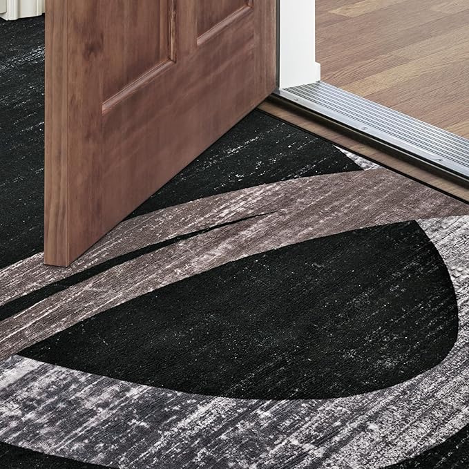 Abstract Big High Traffic Modern Rugs | Egoodhome™